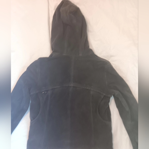 Black suede fitted womens jacket!! - Picture 6 of 10